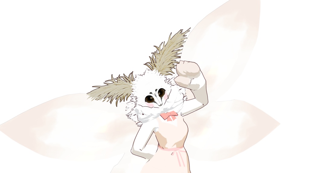 Silkmoth 3D Vtuber (VRM - Vroid File)
