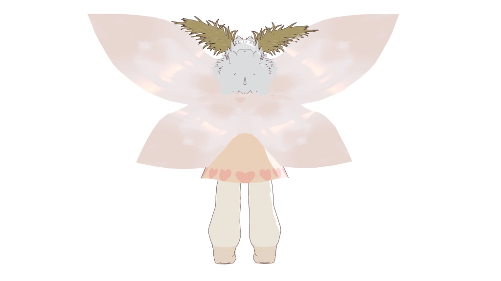Silkmoth 3D Vtuber (VRM - Vroid File)
