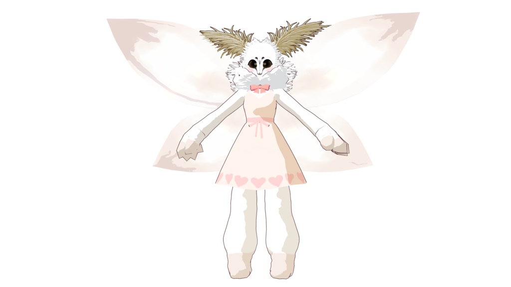 Silkmoth 3D Vtuber (VRM - Vroid File)