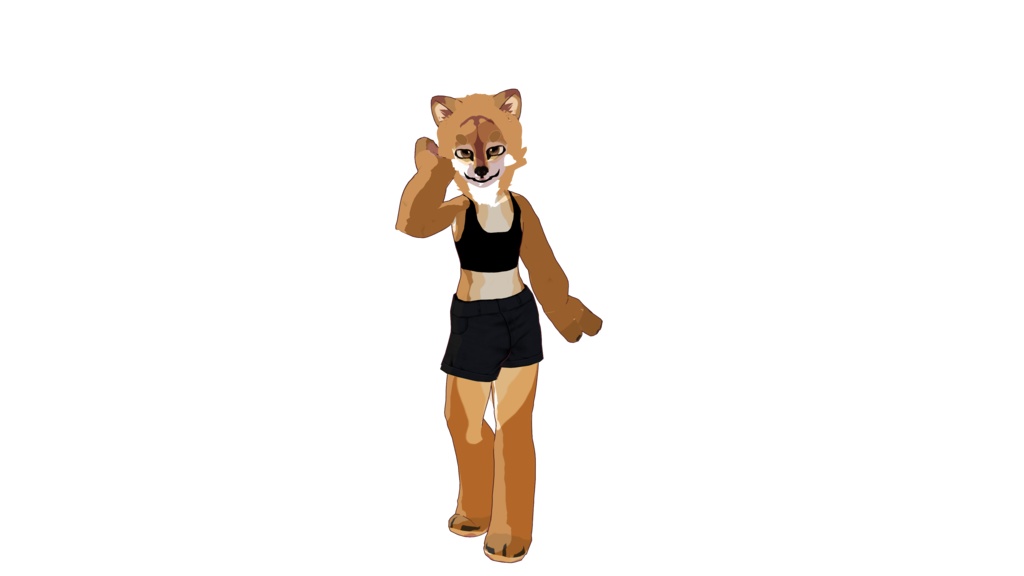 Shiba inu 3D Vtuber (VRM - Vroid File)