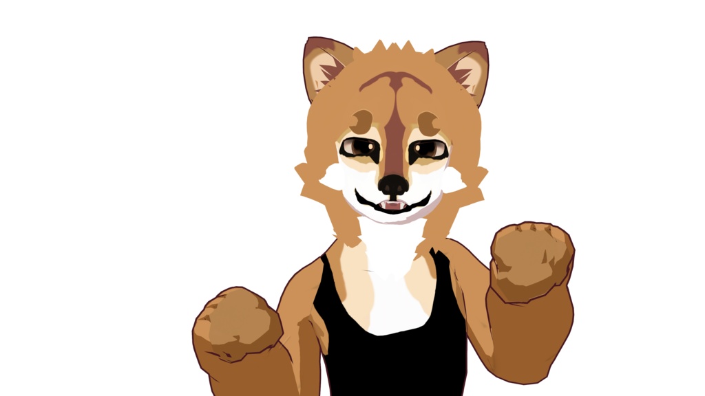 Shiba inu 3D Vtuber (VRM - Vroid File)