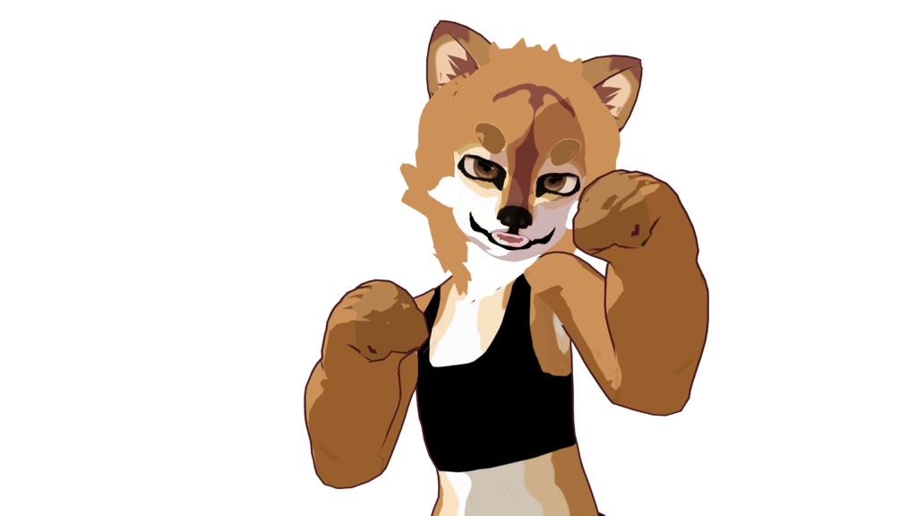 Shiba inu 3D Vtuber (VRM - Vroid File)