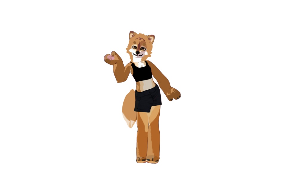 Shiba inu 3D Vtuber (VRM - Vroid File)