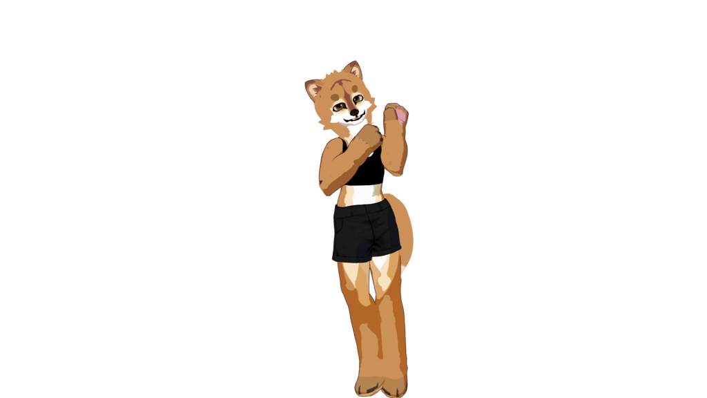 Shiba inu 3D Vtuber (VRM - Vroid File)