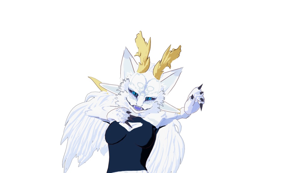 Angel Dragon 3D Vtuber (VRM - Vroid File)