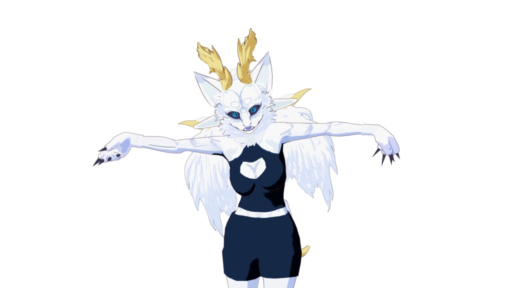 Angel Dragon 3D Vtuber (VRM - Vroid File)