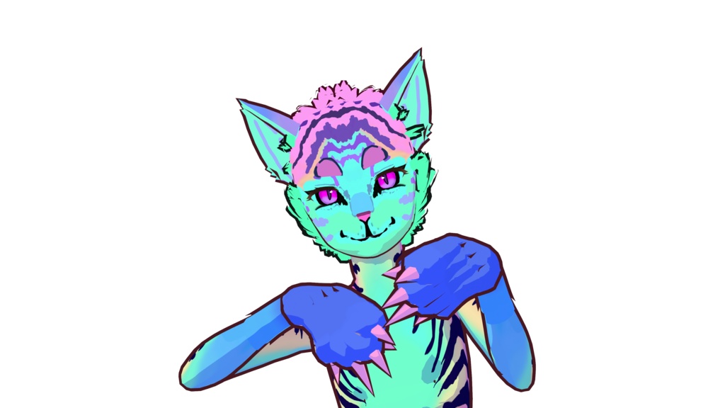 Prisma Furry 3D Vtuber (VRM - Vroid File)