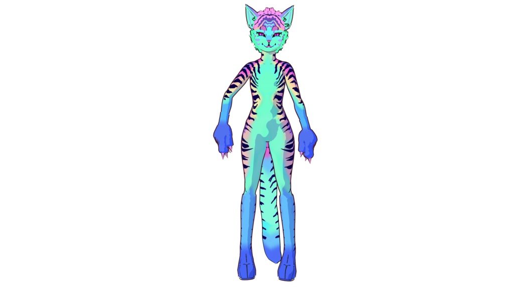 Prisma Furry 3D Vtuber (VRM - Vroid File)