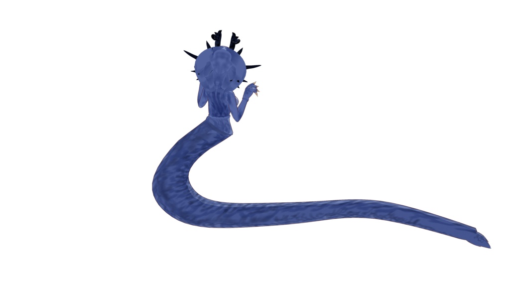 Queen Naga 3D Vtuber (VRM - Vroid File)