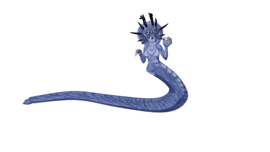 Queen Naga 3D Vtuber (VRM - Vroid File)