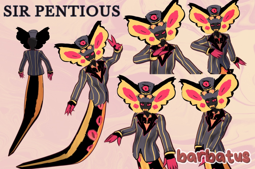 Sir Pentious 3D Vtuber (VRM - Vroid File)