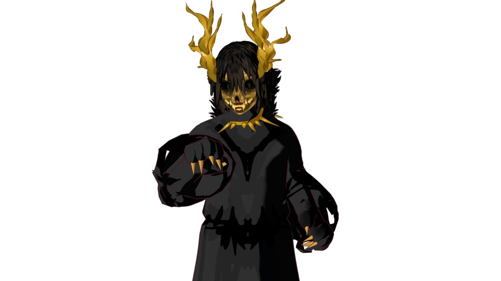 Reaper Vtuber  (VRM - Vroid File)