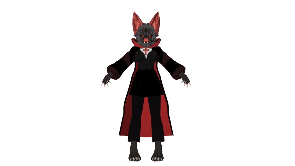 Vampire Bat Vtuber (VRM - Vroid File)