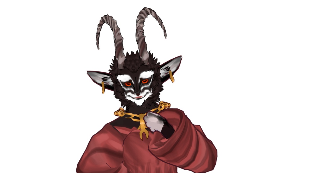 Black Sable Cultist Vtuber (VRM - Vroid File)