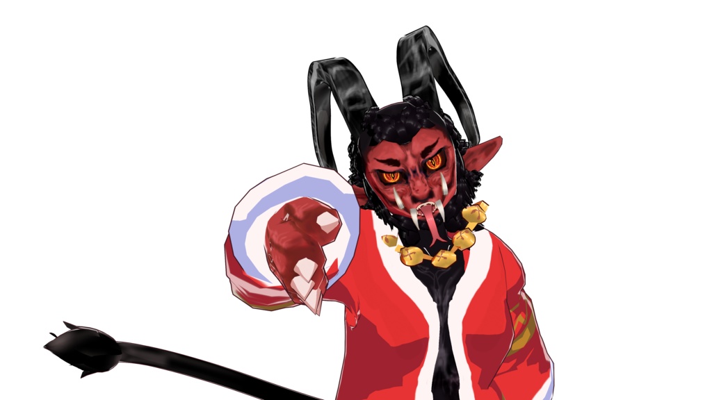 Krampus 3D vtuber (VRM - Vroid File)