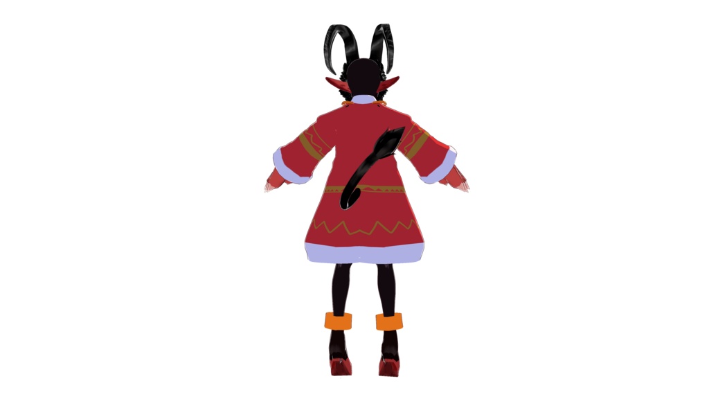 Krampus 3D vtuber (VRM - Vroid File)