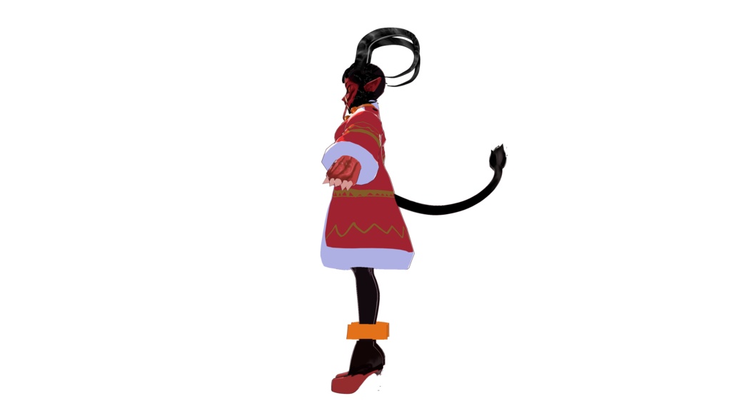 Krampus 3D vtuber (VRM - Vroid File)