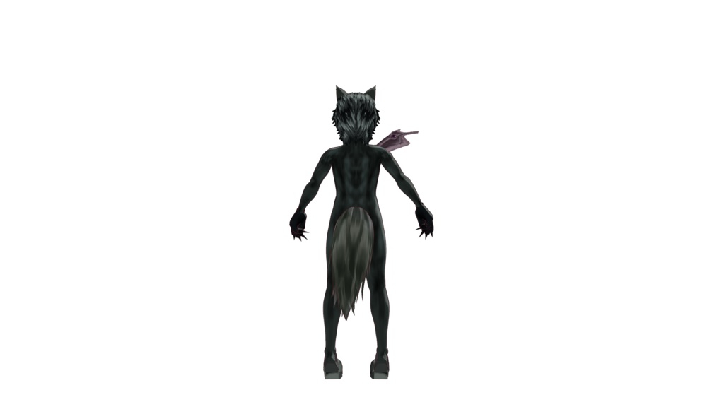 Moonless 3D vtuber (VRM - vroid file) (fear and hunger)