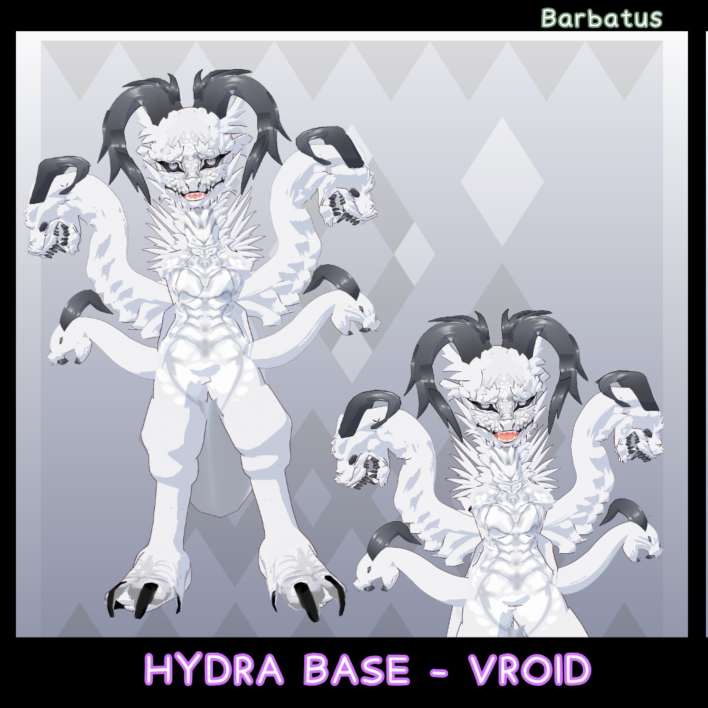 Vroid Hydra Base (VRM - Vroid save file)