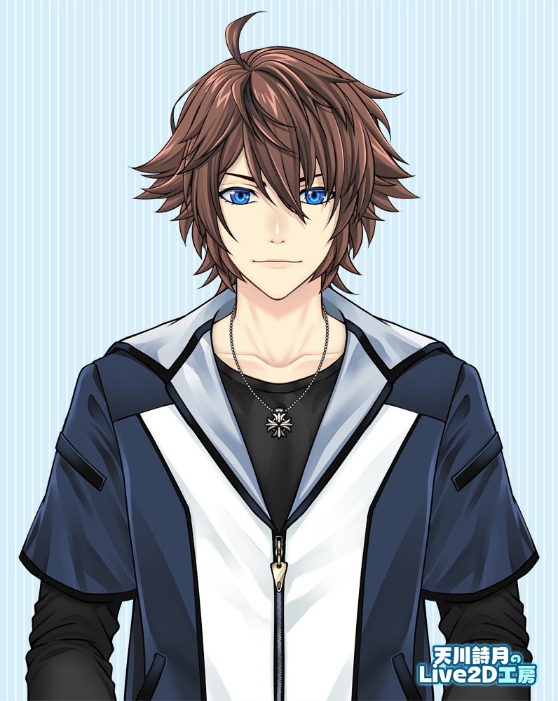 男性Live2dモデル(上半身のみ・VtubeStudio対応)