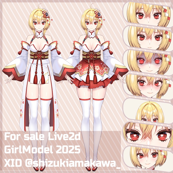 2025 Live2D Model – Pro Quality / 高品質販売モデル(商用OK)
