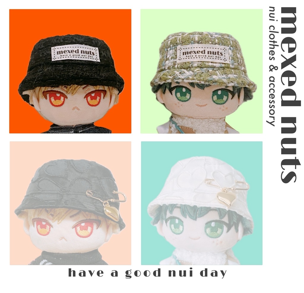 バケットハット🎀ツイード