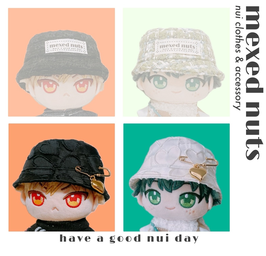 バケットハット💌ハートver