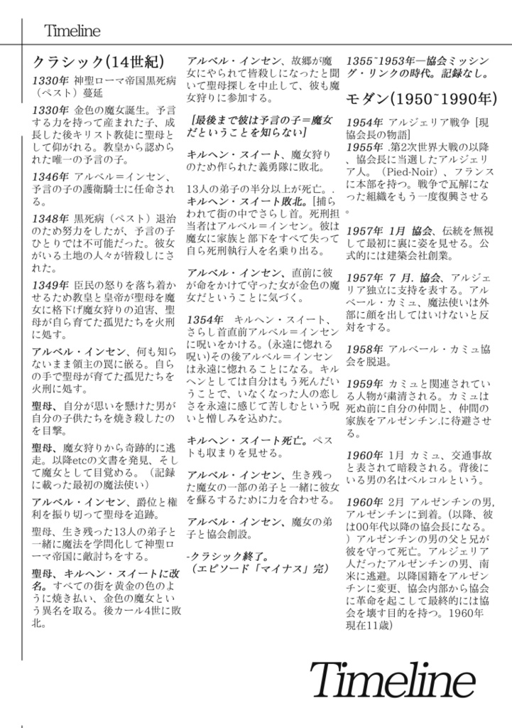 「演劇が終わった後」私を忘れないでください。-春の姫-「設定集」