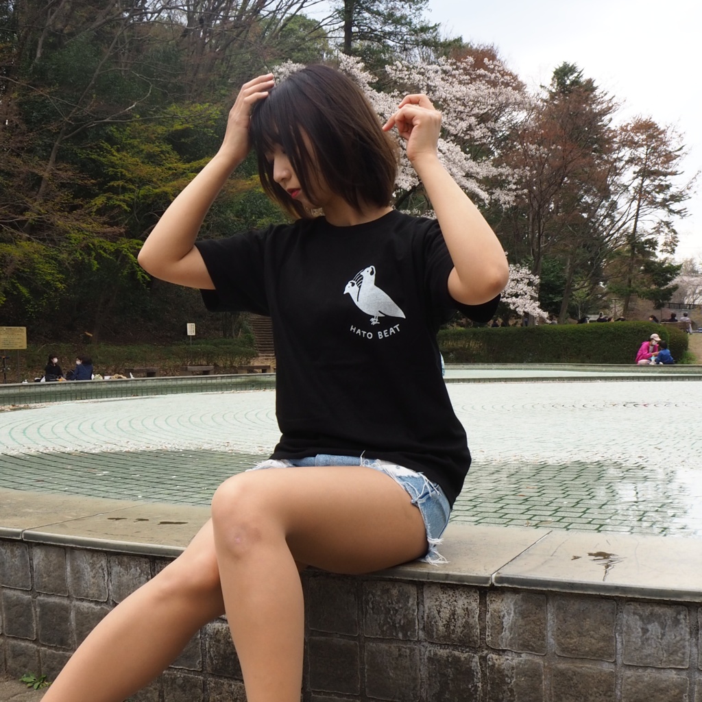 ハト (Color : 黒)