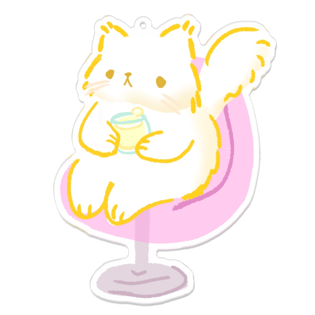 座ってるミルク