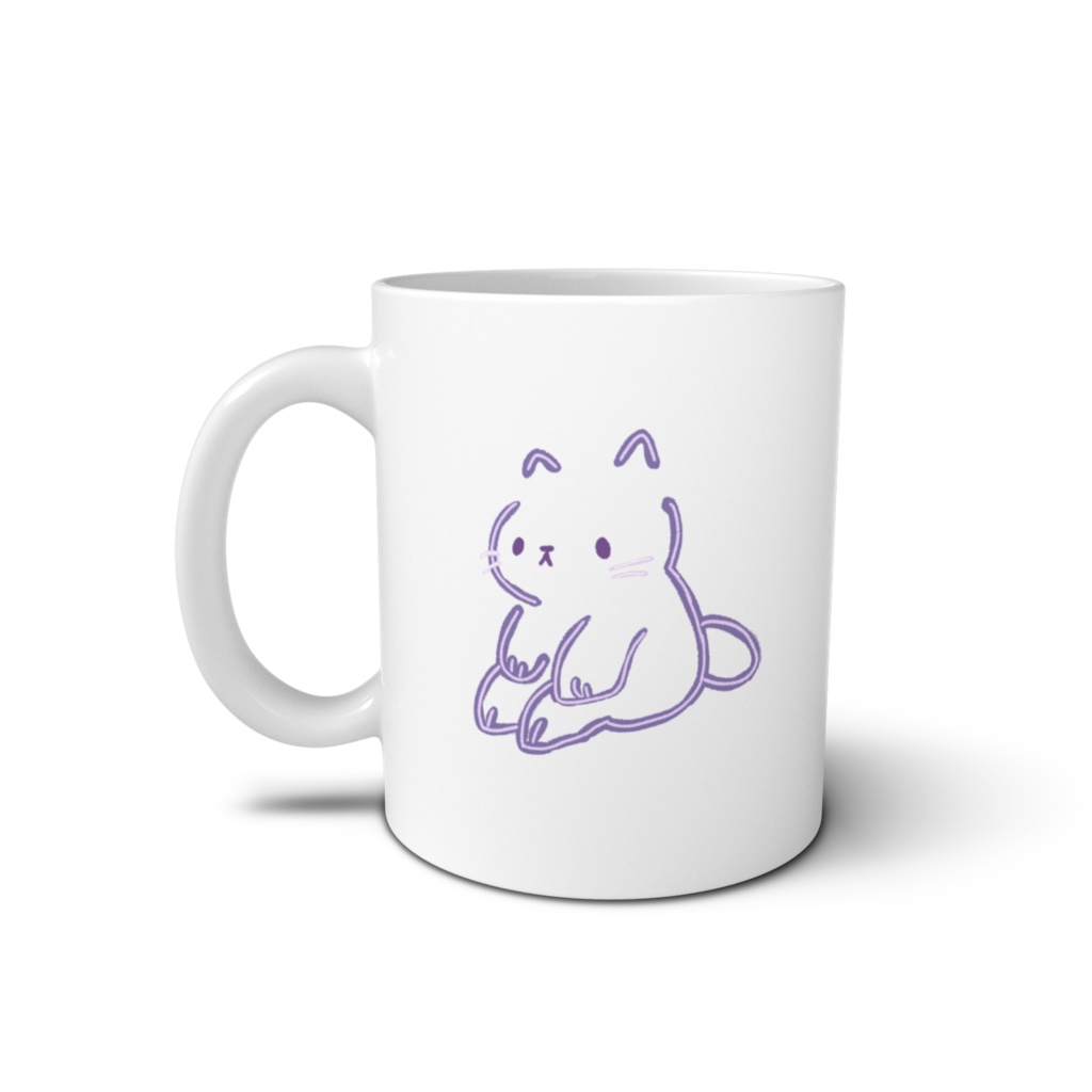 にゃお(パープルネオン)のマグカップ