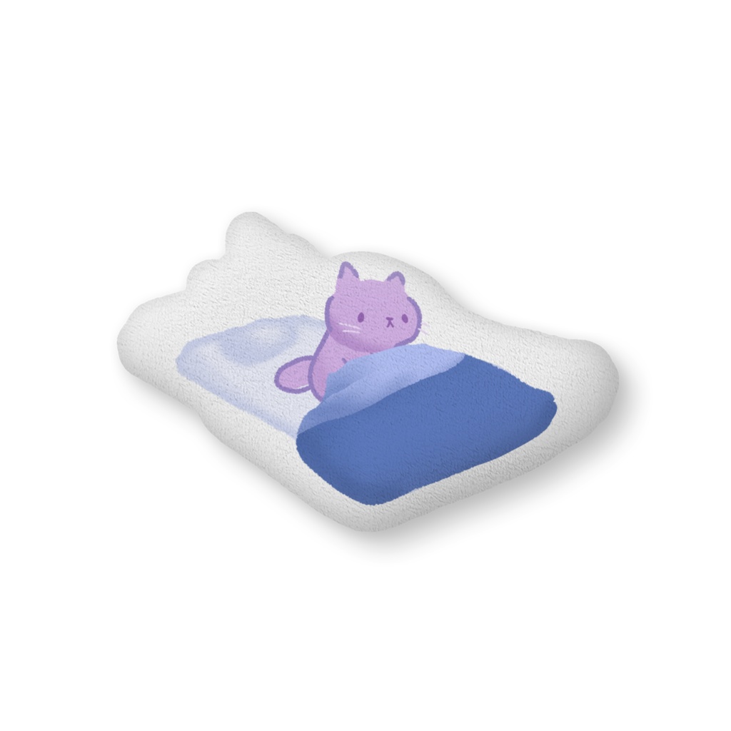 ねてるにゃお(パープル)