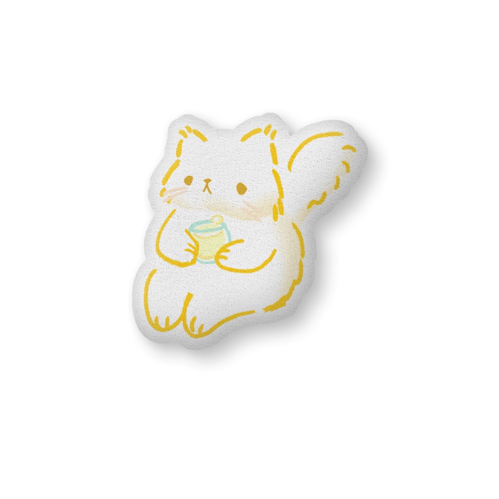 にゃお（ミルク）のクッション