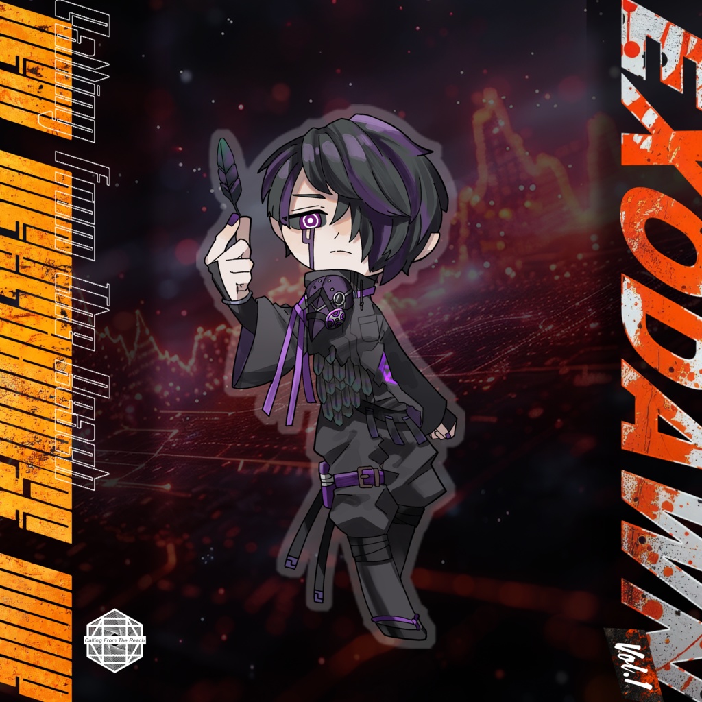 【受注販売】SDイラストアクリルキーホルダー - Jun - 