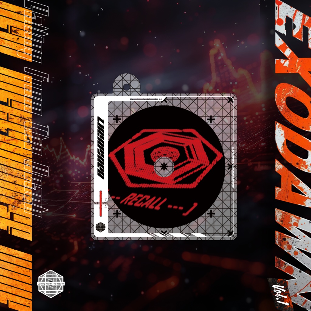 【受注販売】CDケース風アクキー "Tarnished"モデル