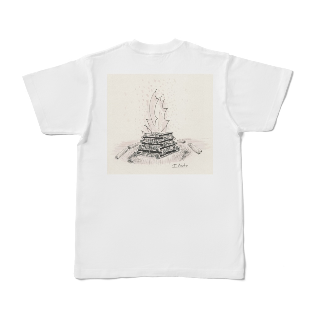 キャンプファイヤーTシャツ　A