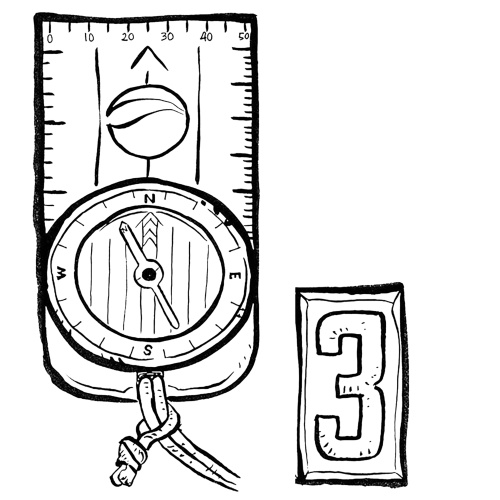 斥候Tシャツ NO.3 NO.13 コンパスWT