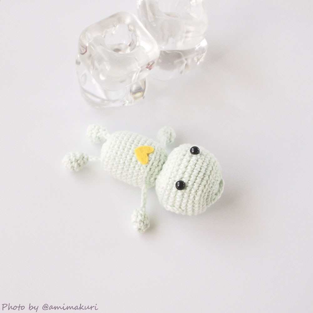 ロボットみたいなあみぐるみ:ロボボくん