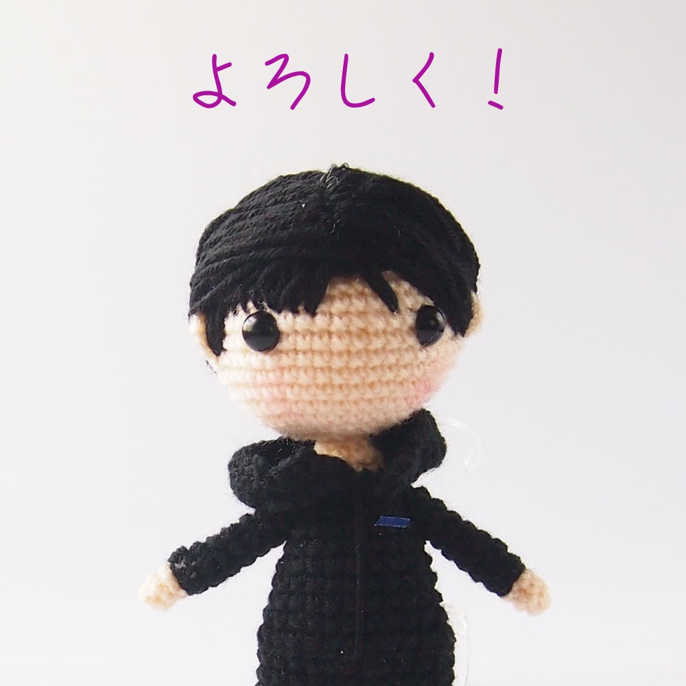 あみあみドール:フード付き黒ジャージ姿のボーイ