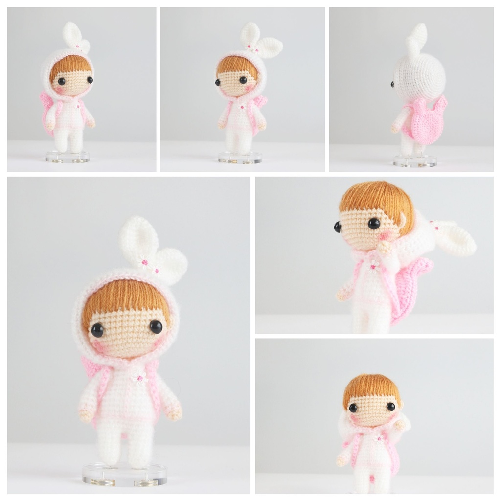 あみあみっこのおもちちゃん けもみみフード付きパーカー着た風なコ