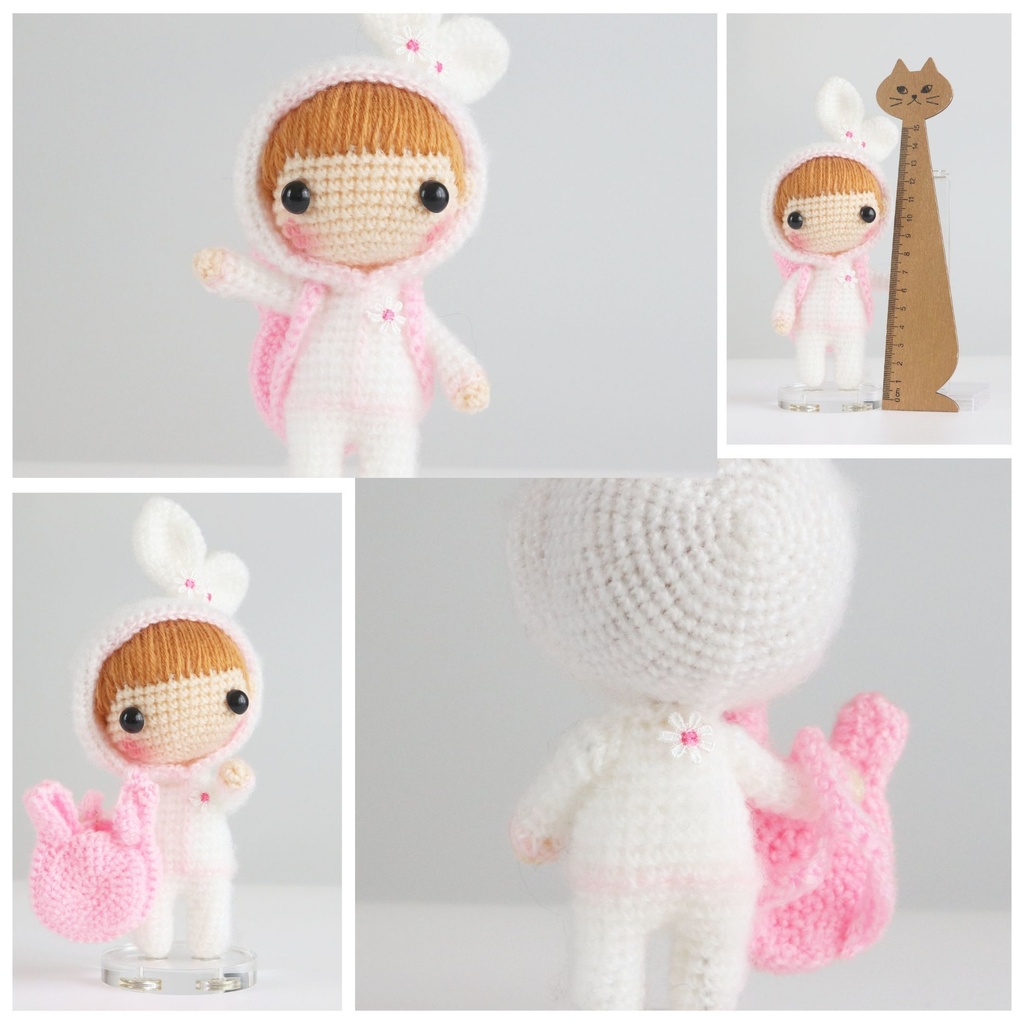 あみあみっこのおもちちゃん けもみみフード付きパーカー着た風なコ