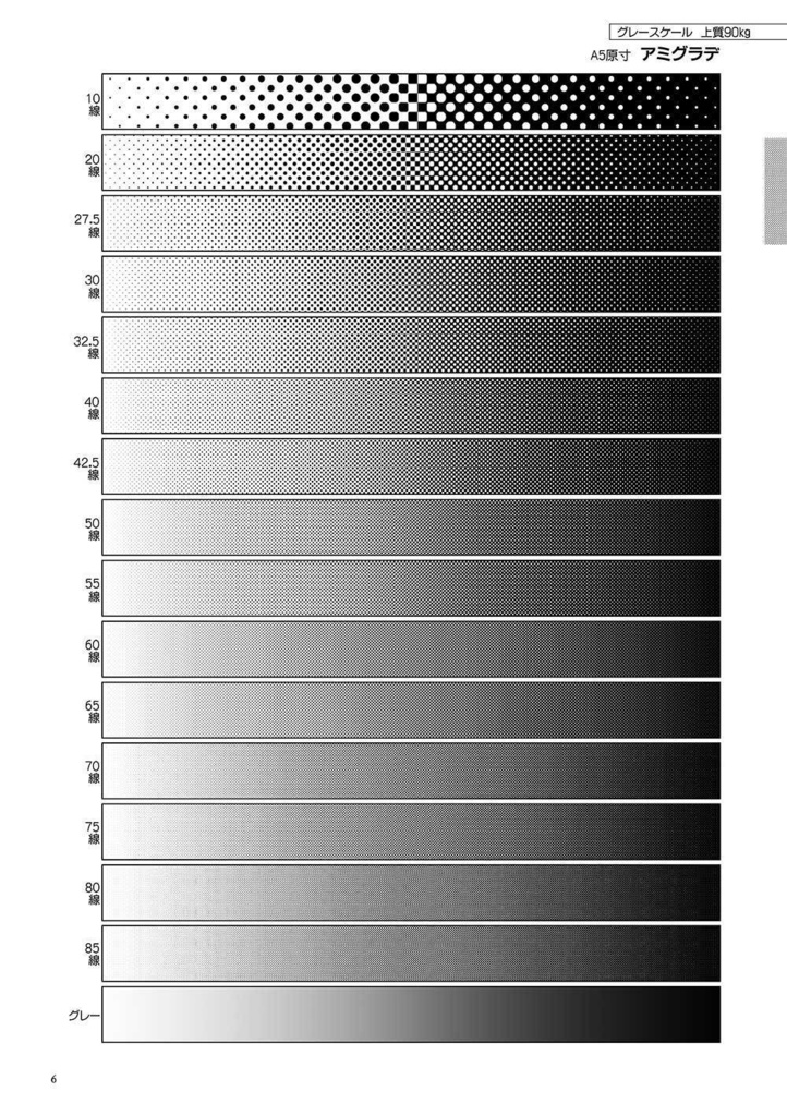 紙とトーンと同人印刷所とオフセット