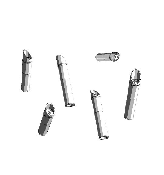 コミスタ・クリスタ用_竹筒水筒3D素材