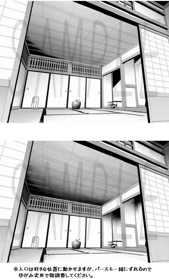 コミスタ・クリスタ用_背景素材・和室03