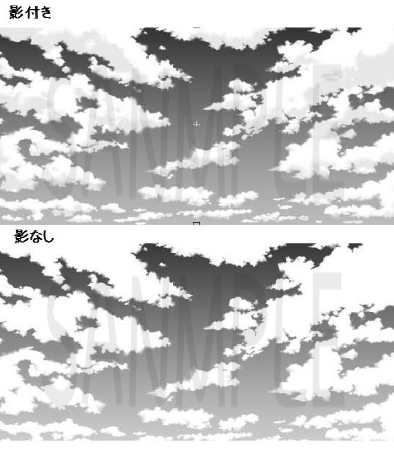 コミスタ・クリスタ用_空トーン素材8種セット