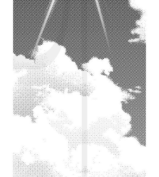 コミスタ・クリスタ用トーン素材_入道雲4種セット+太陽