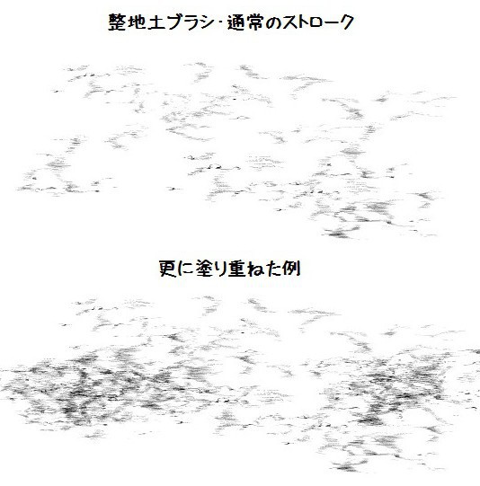 コミスタ・クリスタ用ブラシ素材_地面6種セット