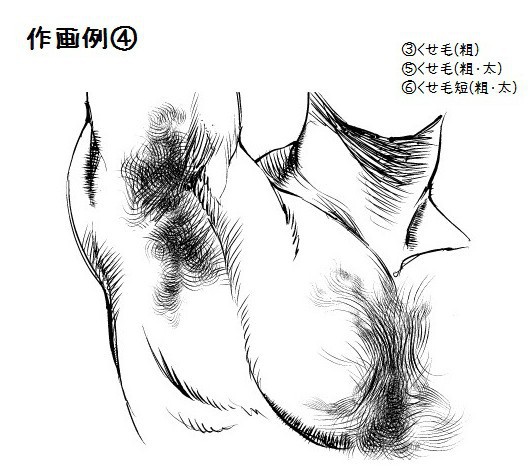 コミスタ・クリスタ用ブラシ素材_毛・3種セット