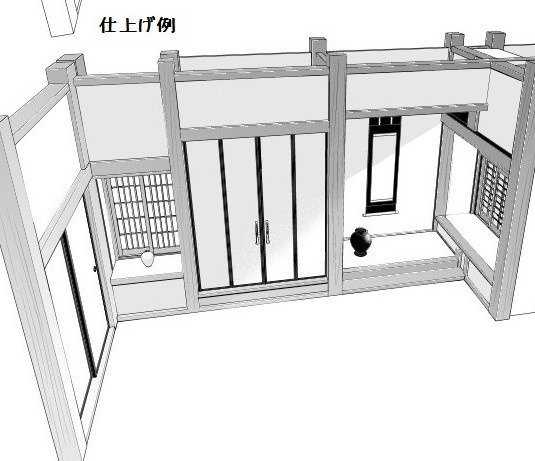 コミスタ・クリスタ用3D素材_床の間7種×2