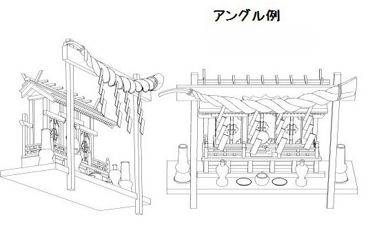 コミスタ・クリスタ用3D素材_神棚